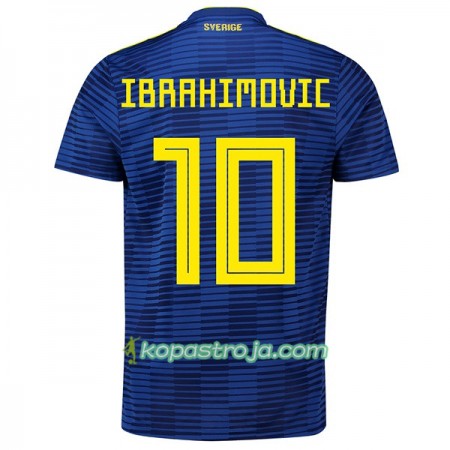 Billiga Fotbollströjor Sverige Ibrahimovic 10 VM 2018 Borta tröja